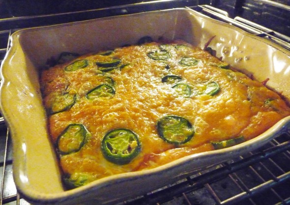 betty's jalapeno pie ~ fresh from the oven