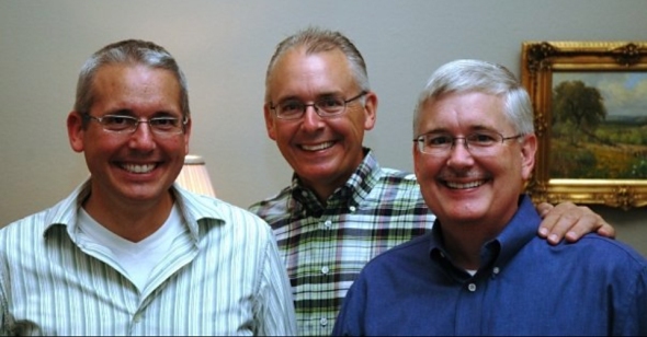 The Kiker Brothers of 3: Patrick Kiker, Tim Kiker and Roger Kiker (left-to-right)